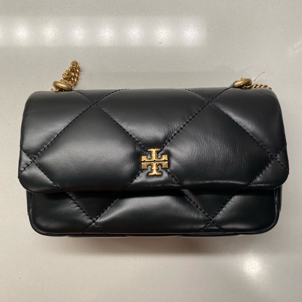 Tory Burch Kira Mini Diamond Quilted Leather Crossbody Bag BNWT